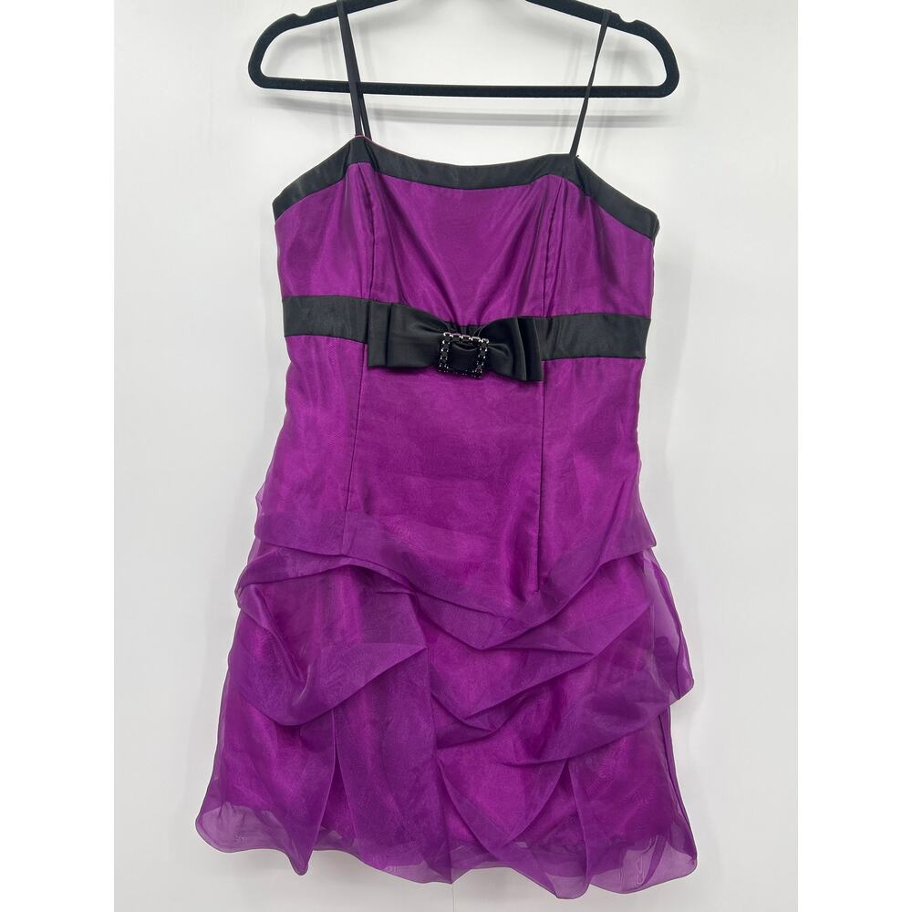 Vintage Jessica McClintock Gunne Sax Babydoll Mini Dress Size 11 HOCO Y2K Fairy